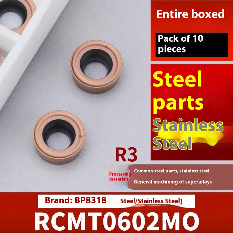 2042-CNC milling inserts, RPMW carbide R5 machining center, R4 milling machine, R6 milling inserts, RPMT round cutter cutters Shandong Denso Pricision Tools Co.,Ltd.